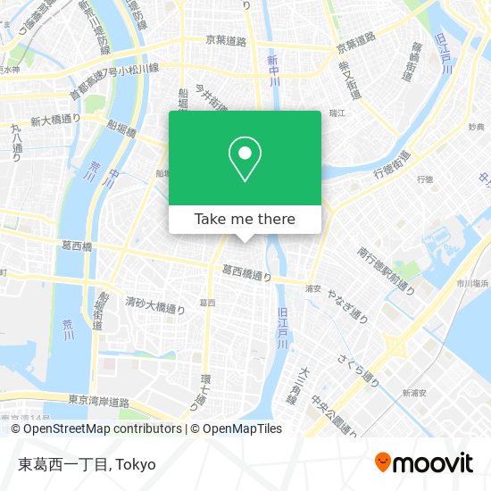 東葛西一丁目 map