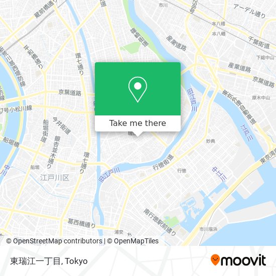 東瑞江一丁目 map