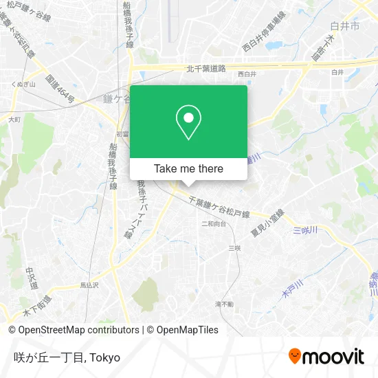 咲が丘一丁目 map