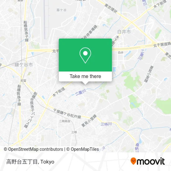 高野台五丁目 map