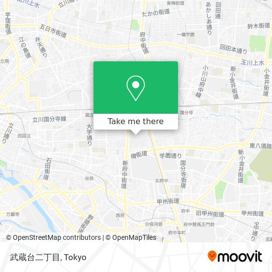 武蔵台二丁目 map