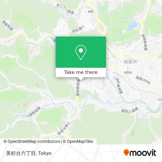 美杉台六丁目 map