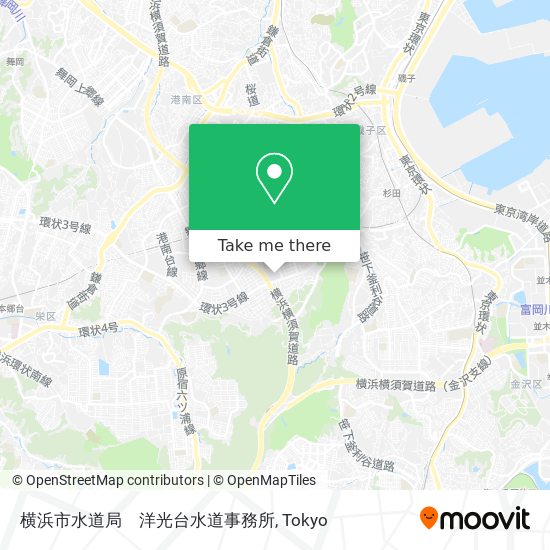 横浜市水道局　洋光台水道事務所 map
