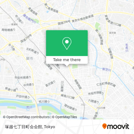 塚越七丁目町会会館 map