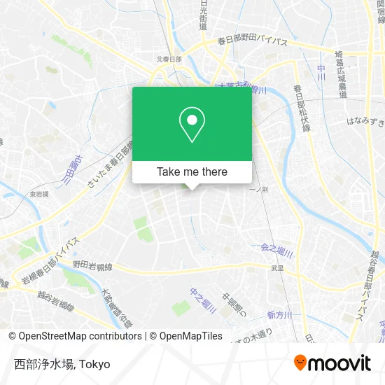 西部浄水場 map