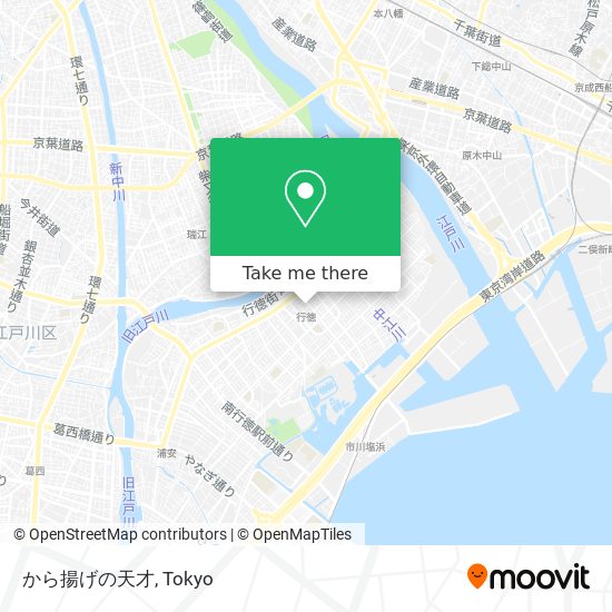 から揚げの天才 map