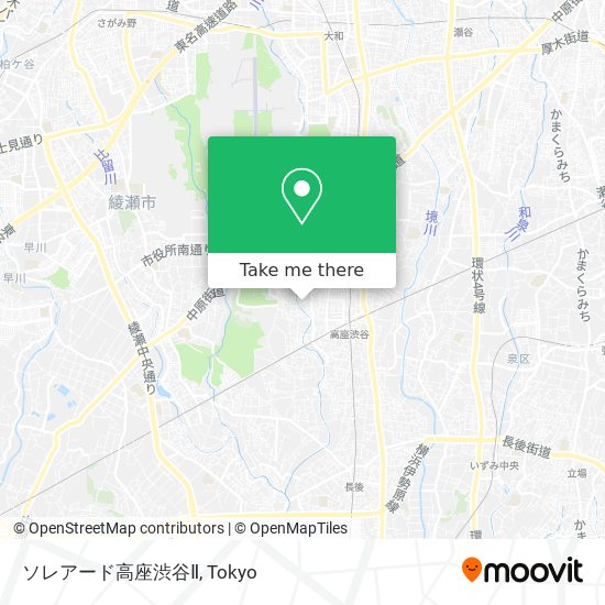 ソレアード高座渋谷Ⅱ map