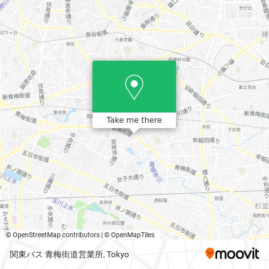 関東バス 青梅街道営業所 map