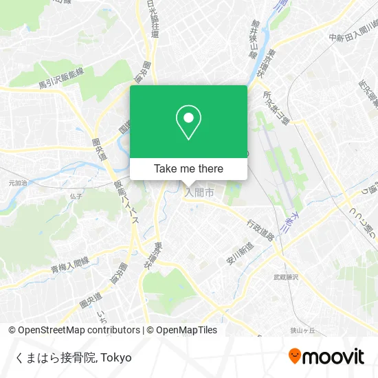 くまはら接骨院 map
