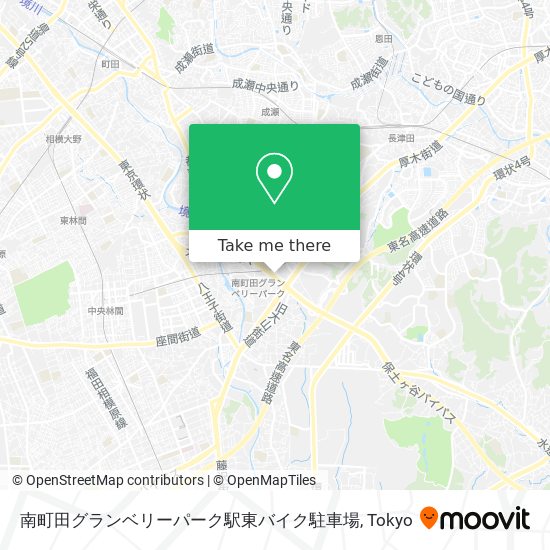 南町田グランベリーパーク駅東バイク駐車場 map