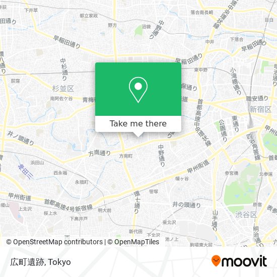 広町遺跡 map