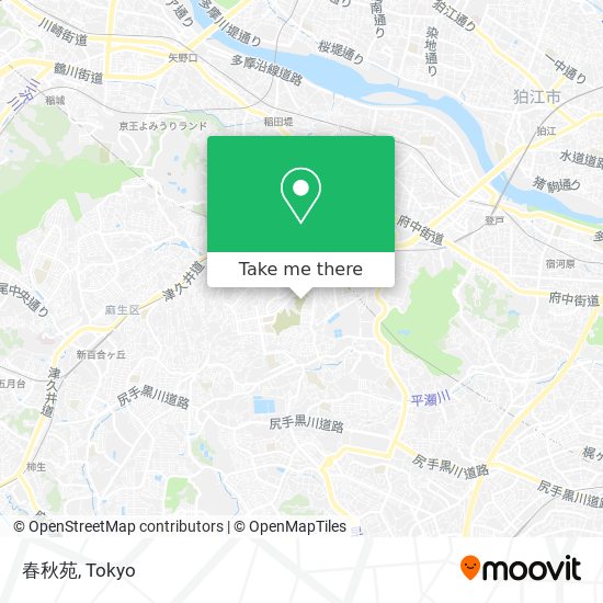 春秋苑 map