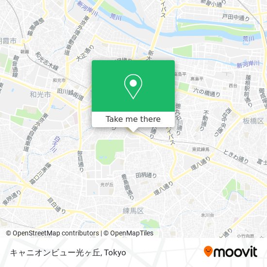 キャニオンビュー光ヶ丘 map