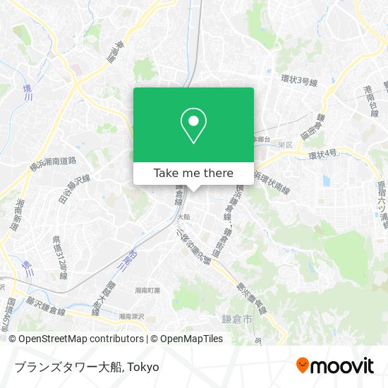ブランズタワー大船 map