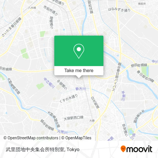 武里団地中央集会所特別室 map