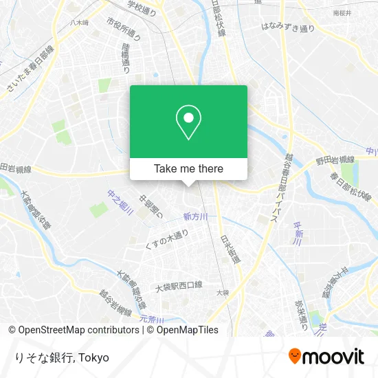 りそな銀行 map