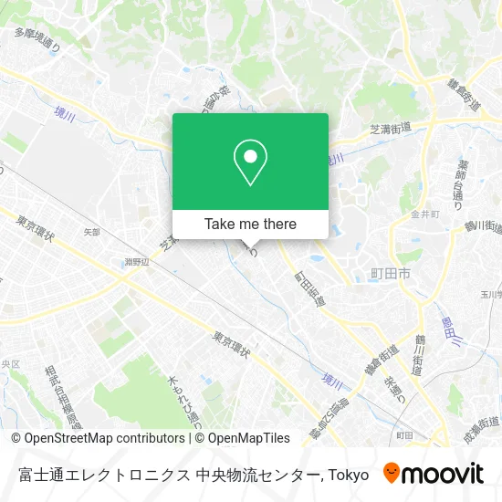 富士通エレクトロニクス 中央物流センター map