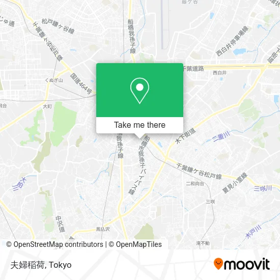夫婦稲荷 map