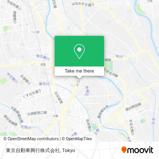 東京自動車興行株式会社 map