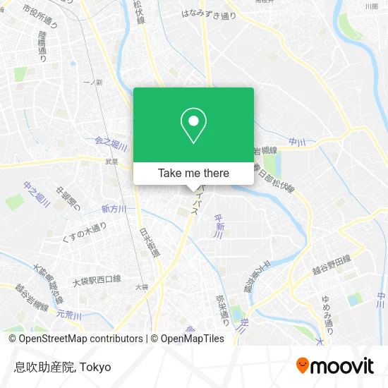 息吹助産院 map
