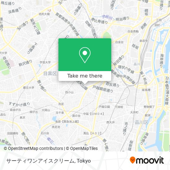 サーティワンアイスクリーム map