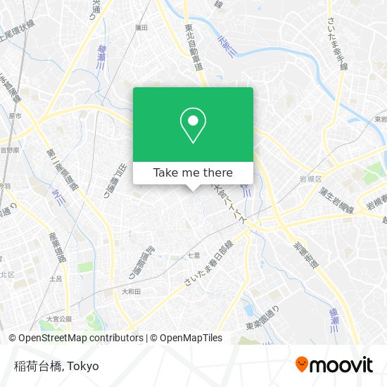 稲荷台橋 map