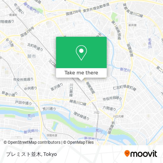 プレミスト並木 map