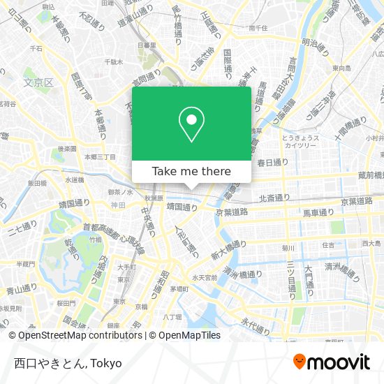 西口やきとん map