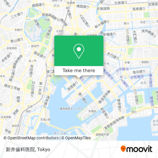 新井歯科医院 map