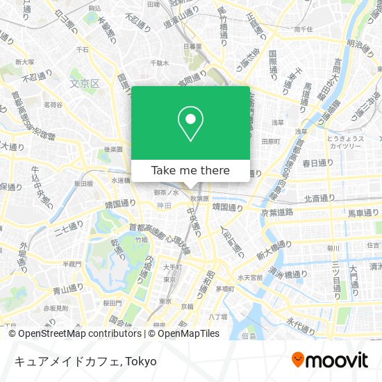 キュアメイドカフェ map