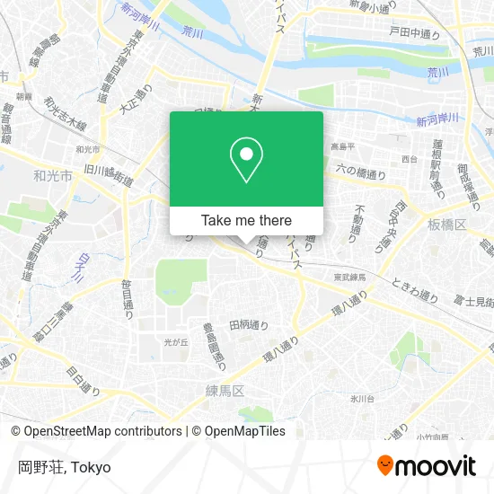 岡野荘 map
