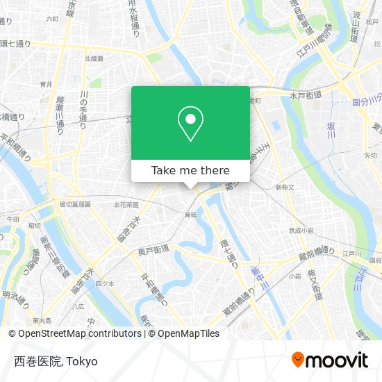 西巻医院 map