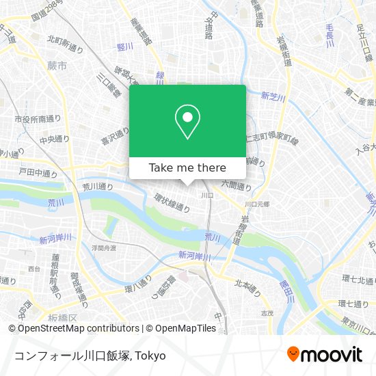 コンフォール川口飯塚 map