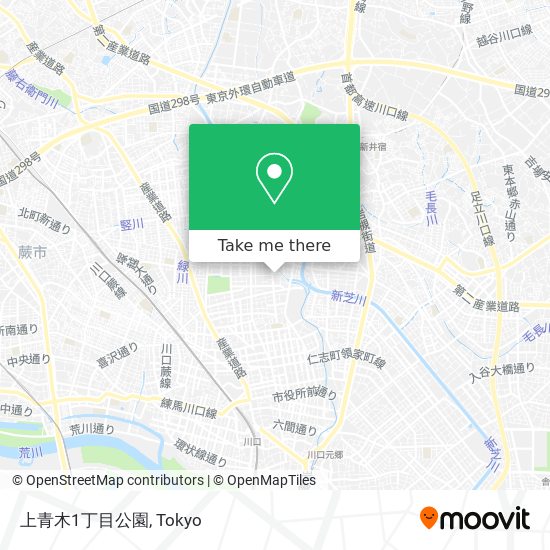 上青木1丁目公園 map