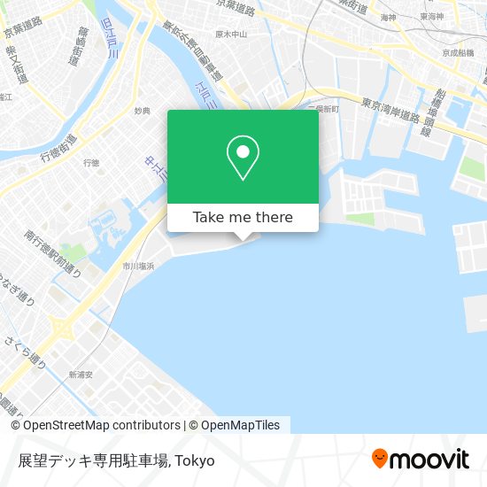 展望デッキ専用駐車場 map