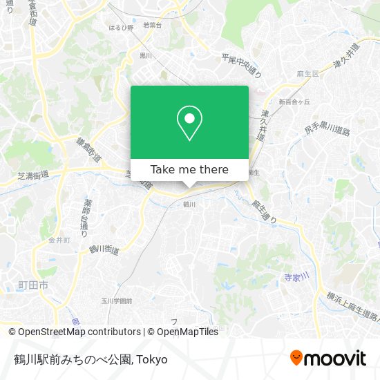 鶴川駅前みちのべ公園 map