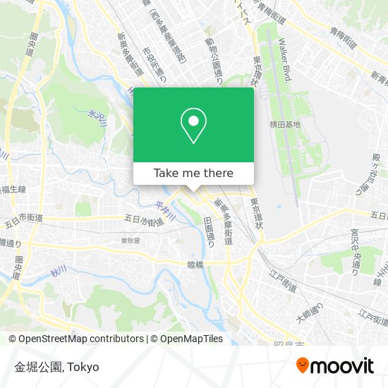 金堀公園 map