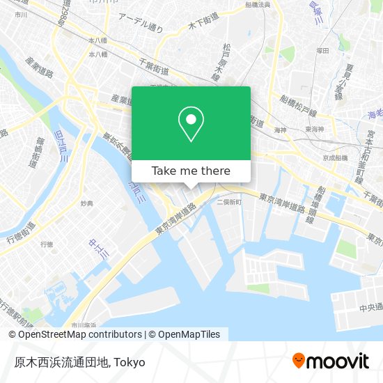 原木西浜流通団地 map