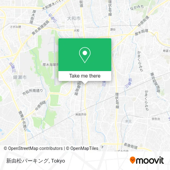 新由松パーキング map