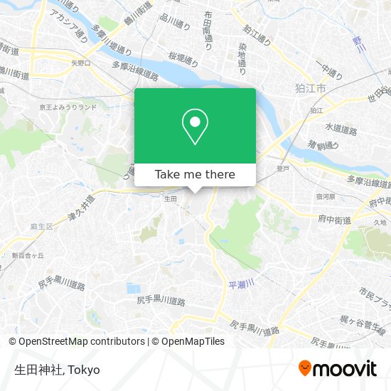 生田神社 map