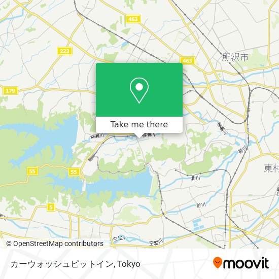 カーウォッシュピットイン map