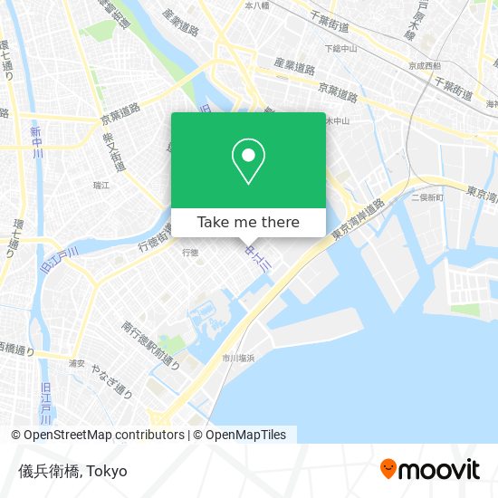 儀兵衛橋 map