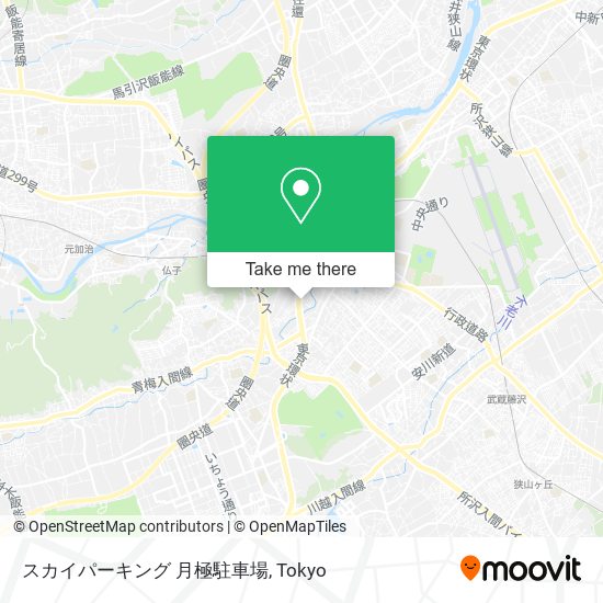 スカイパーキング 月極駐車場 map