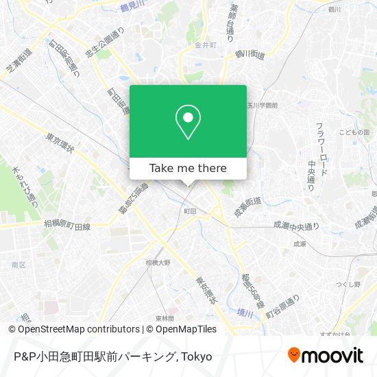P&P小田急町田駅前パーキング map