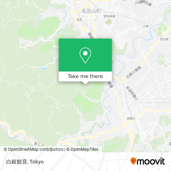 白銀観音 map