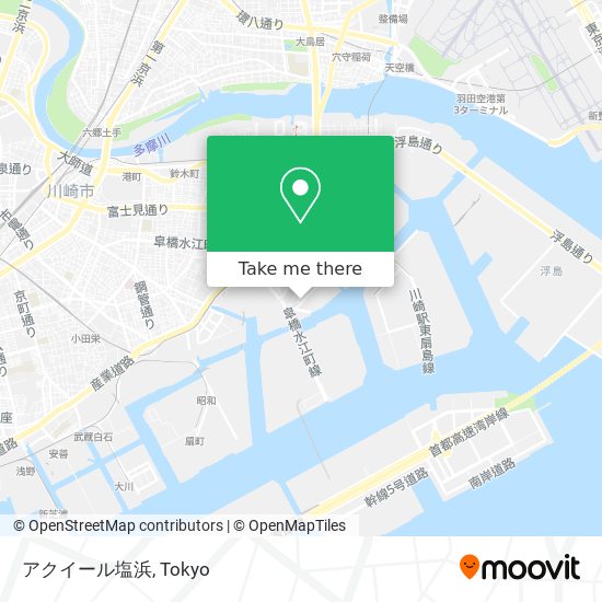 アクイール塩浜 map