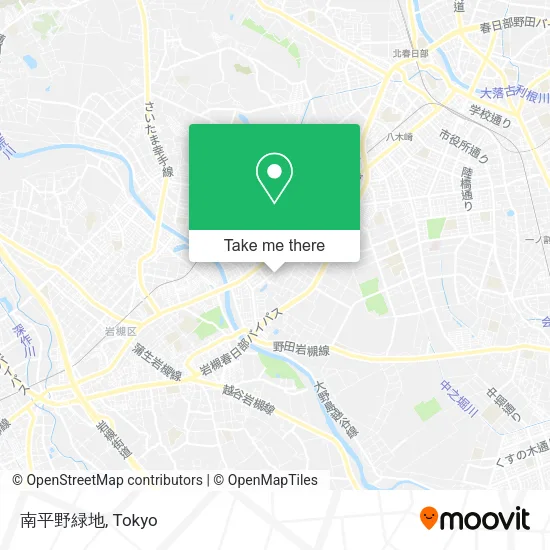 南平野緑地 map