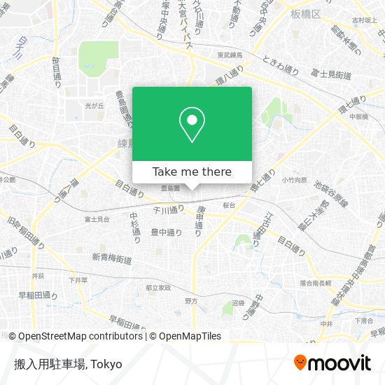 搬入用駐車場 map