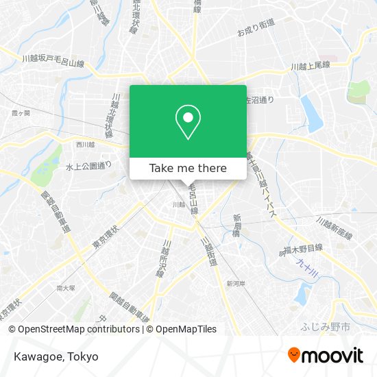 Kawagoe map