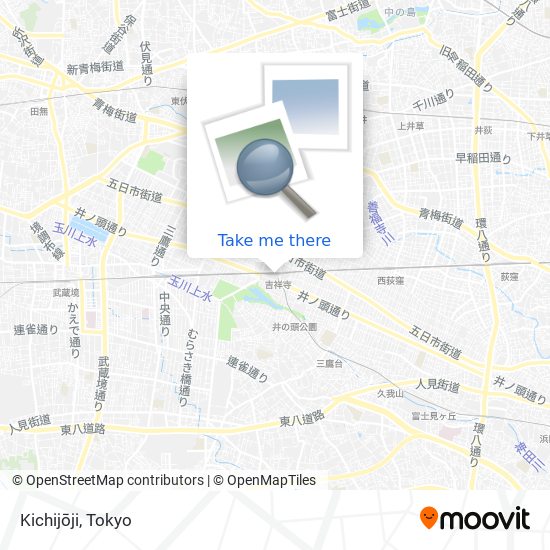 Kichijōji map